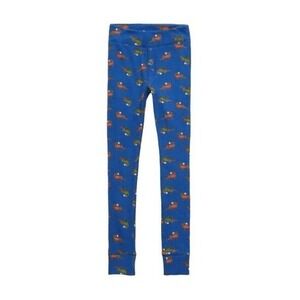 Aerie Dachshund Print Pajama Leggings Blue Waffle Knit Lounge Pants Jogger S